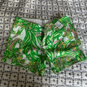 Lilly Pulitzer Seeing Pink Elephants Shorts